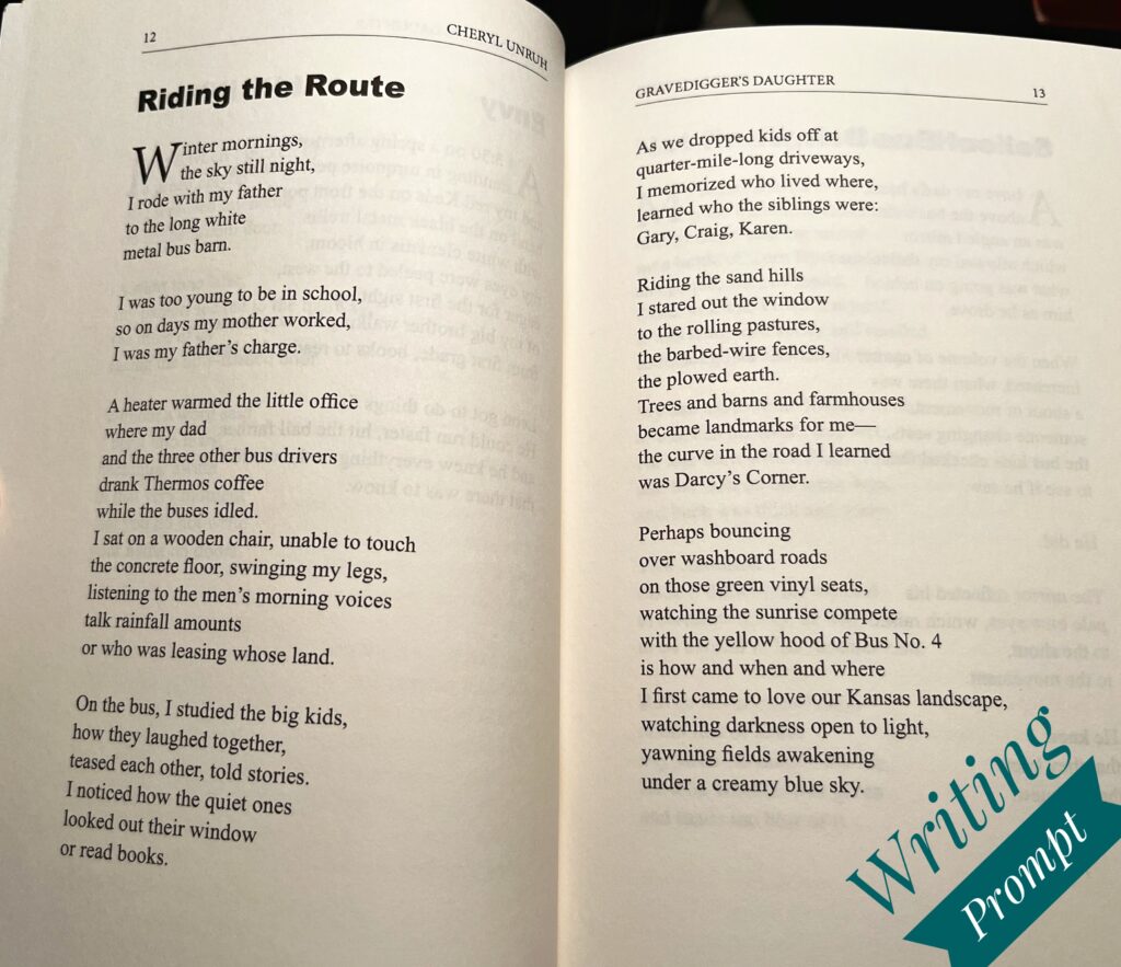 poem: Riding the Route by Cheryl Unruh